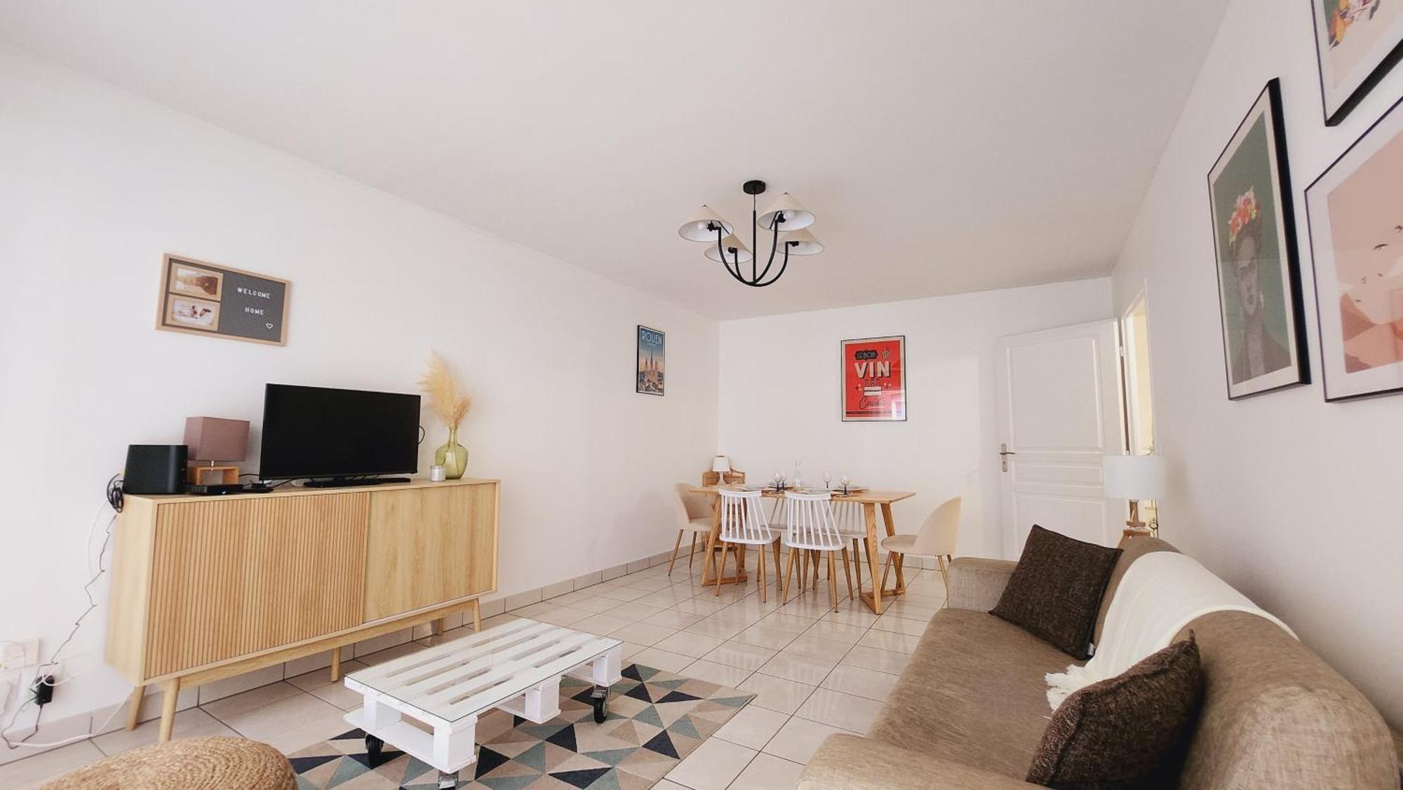 Le Gabrielle-Charmant Appartement-Parking Rouen Buitenkant foto